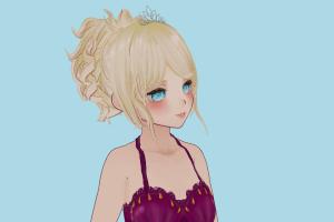 VRM Girl vrm, vrm models, vrchat, booth, female, girl, hentai, characters, animated, rigged